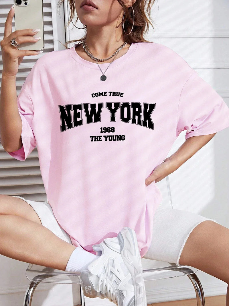 Camiseta Oversized para Mulheres com Estilo